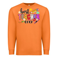 Carrot iBest Teacher Ever Premium Sweatshirt - CowhideDigitalArt