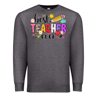 Charcoal Heather iBest Teacher Ever Premium Sweatshirt - CowhideDigitalArt