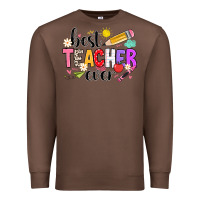 Chestnut iBest Teacher Ever Premium Sweatshirt - CowhideDigitalArt