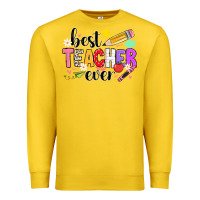 Lemon iBest Teacher Ever Premium Sweatshirt - CowhideDigitalArt