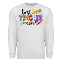 Oatmeal Heather iBest Teacher Ever Premium Sweatshirt - CowhideDigitalArt