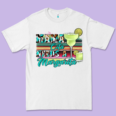 Mama Cita Needs A Margarita Premium Tee Designed By Jahusdesignshop