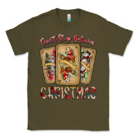 Army Green dont stop believin christmas Classic Tee - SublimationCraftShop