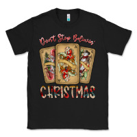 Black dont stop believin christmas Classic Tee - SublimationCraftShop