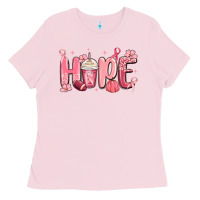 Bubblegum Pink breast cancer awareness hope Ladies Tee - MaliasSmallBusiness