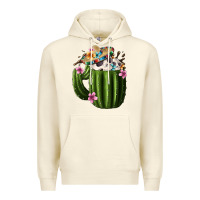 Sandshell Day Of The Dead Mexican Cactus Premium Hoodie - FaDigitalArtStudio