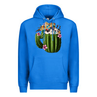 True Royal Day Of The Dead Mexican Cactus Premium Hoodie - FaDigitalArtStudio
