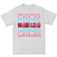 Dove Grey wrestling mama Premium Tee - MaliasSmallBusiness