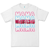 White wrestling mama Premium Tee - MaliasSmallBusiness