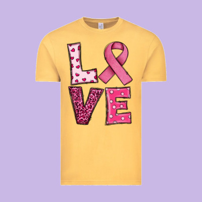 Western Breast Cancer Love Vintage Tee Designed By Ranaportraitstore