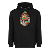 Black mexican teardrop  2 Heavyweight Hoodie - BundleAndBundleShop