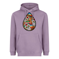 Lavender mexican teardrop  2 Heavyweight Hoodie - BundleAndBundleShop