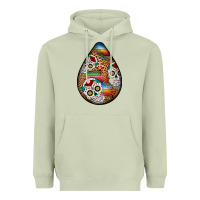 Matcha mexican teardrop  2 Heavyweight Hoodie - BundleAndBundleShop