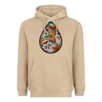 Mushroom mexican teardrop  2 Heavyweight Hoodie - BundleAndBundleShop