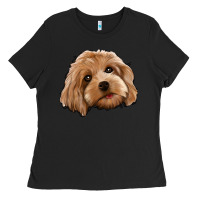 Black Cockapoo Ladies Tee - Jasminsmagicworld