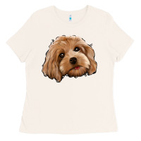 Bone Cockapoo Ladies Tee - Jasminsmagicworld