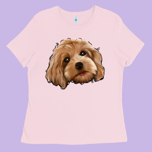 Cockapoo Ladies Tee Designed By Jasminsmagicworld