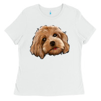 White Cockapoo Ladies Tee - Jasminsmagicworld
