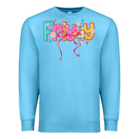 Ocean Blue friyay Premium Sweatshirt - CowhideDigitalArt