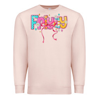 Pale Pink friyay Premium Sweatshirt - CowhideDigitalArt