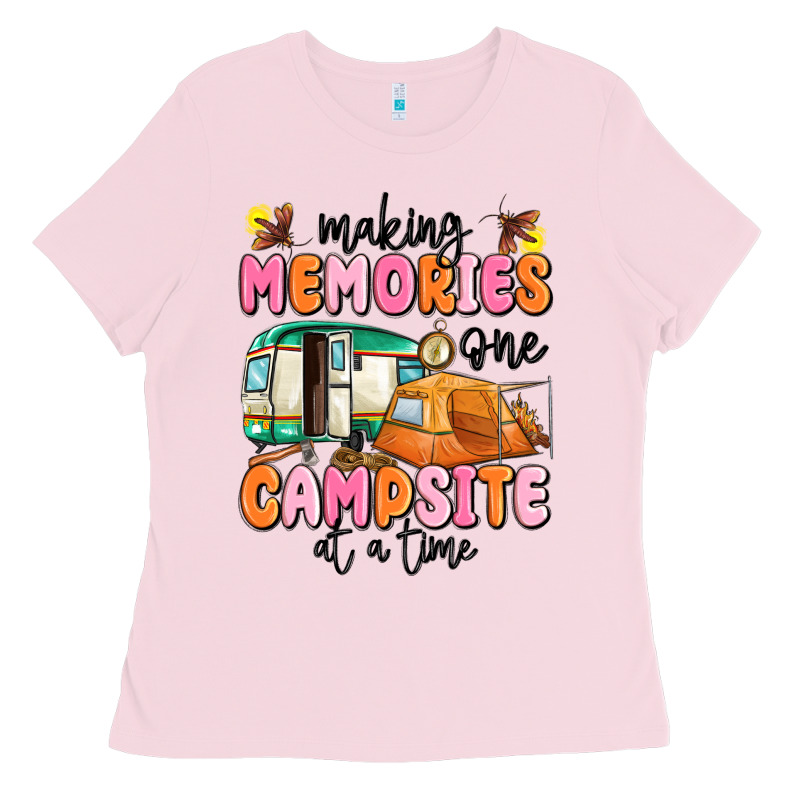 Making Memories One Campsite At A Time Ladies Tee by MaliasSmallBusiness | Teevron