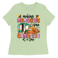 Matcha making memories one campsite at a time Ladies Tee - MaliasSmallBusiness