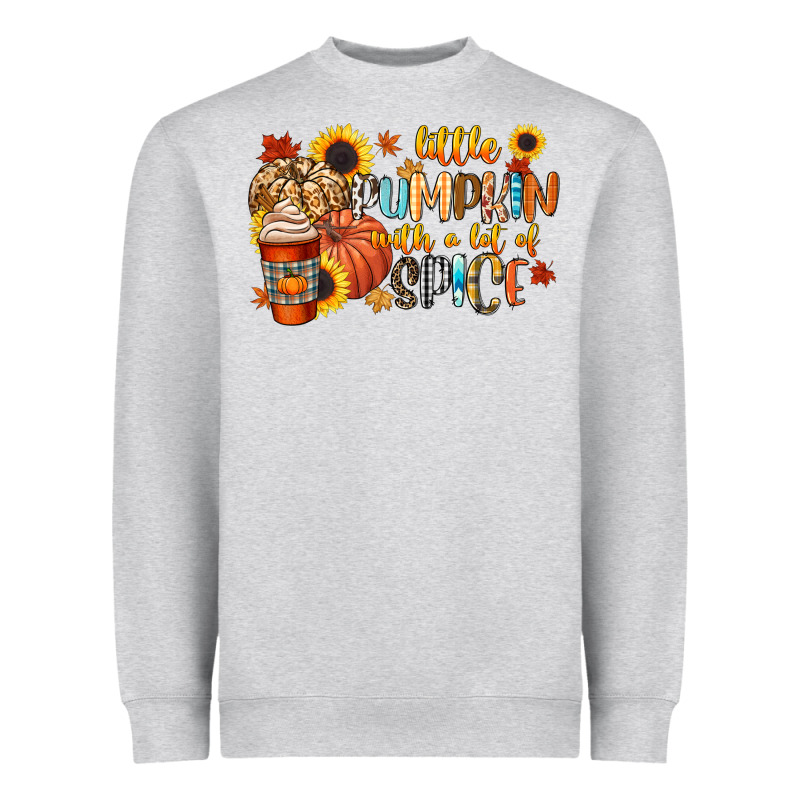 Little Pumpkin With A Lot Of Spice Heavyweight Sweatshirt by CowGirlArtShop | Teevron