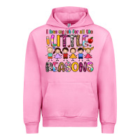 Fuchsia Pink i love my job for all the little reasons Urban Hoodie - Artiststas