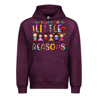 Mauve Wine i love my job for all the little reasons Urban Hoodie - Artiststas