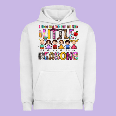I Love My Job For All The Little Reasons Urban Hoodie Designed By Artiststas