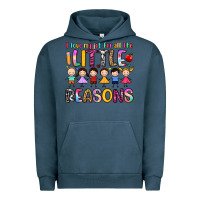 Pigment Midnight Navy i love my job for all the little reasons Urban Hoodie - Artiststas