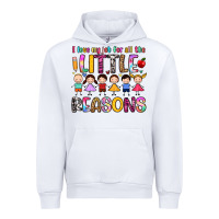 White i love my job for all the little reasons Urban Hoodie - Artiststas