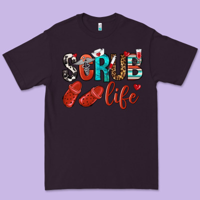 Scrub Life Premium Tee Designed By Nancycooperartshop
