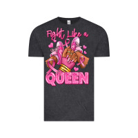 Vintage Black Survivor queen Breast Cancer afro girl sneakers Vintage Tee - RanaPortraitStore