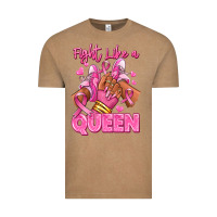 Vintage Coffee Survivor queen Breast Cancer afro girl sneakers Vintage Tee - RanaPortraitStore