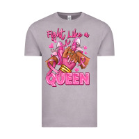 Survivor Queen Breast Cancer Afro Girl Sneakers Vintage Tee | Teevron