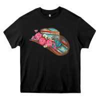 Black cowboy hat Heavy Core Tee - AdoDesignShop
