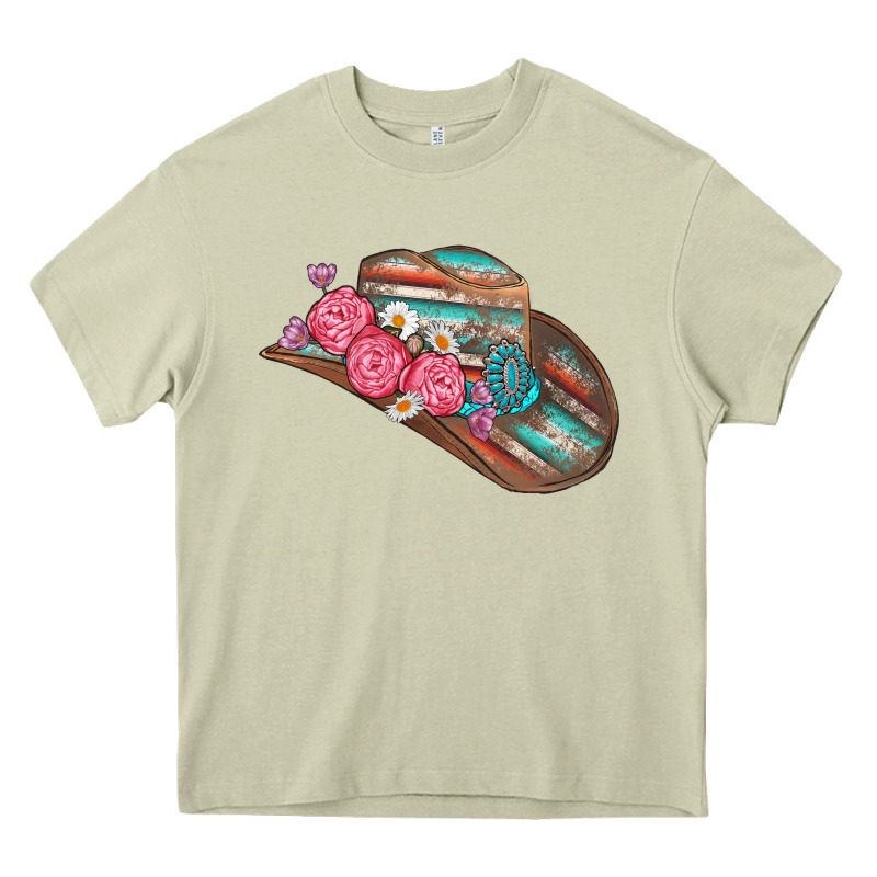 Cowboy Hat Heavy Core Tee by AdoDesignShop | Teevron