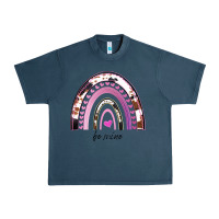 Midnight Navy Valentines Day Rainbow, Valentines Day Rainbow Cowhide, Urban Heavy Tee - Bettercallsaul