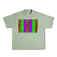Oil Green mardi gras brush stoke Urban Heavy Tee - JahusDesignShop