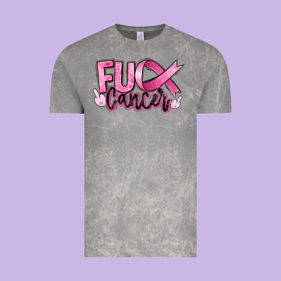 Fu*ck Cancer Vintage Tee Designed By Ranaportraitstore
