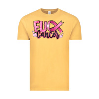 Vintage Mustard Fu*ck Cancer Vintage Tee - RanaPortraitStore