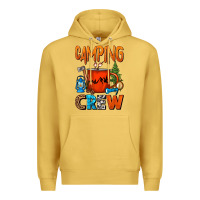 Antique Gold camping crew camper coffee mug Premium Hoodie - FaDigitalArtStudio