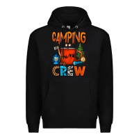 Black camping crew camper coffee mug Premium Hoodie - FaDigitalArtStudio