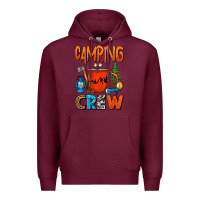 Burgundy camping crew camper coffee mug Premium Hoodie - FaDigitalArtStudio