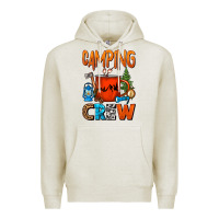 Oatmeal Heather camping crew camper coffee mug Premium Hoodie - FaDigitalArtStudio