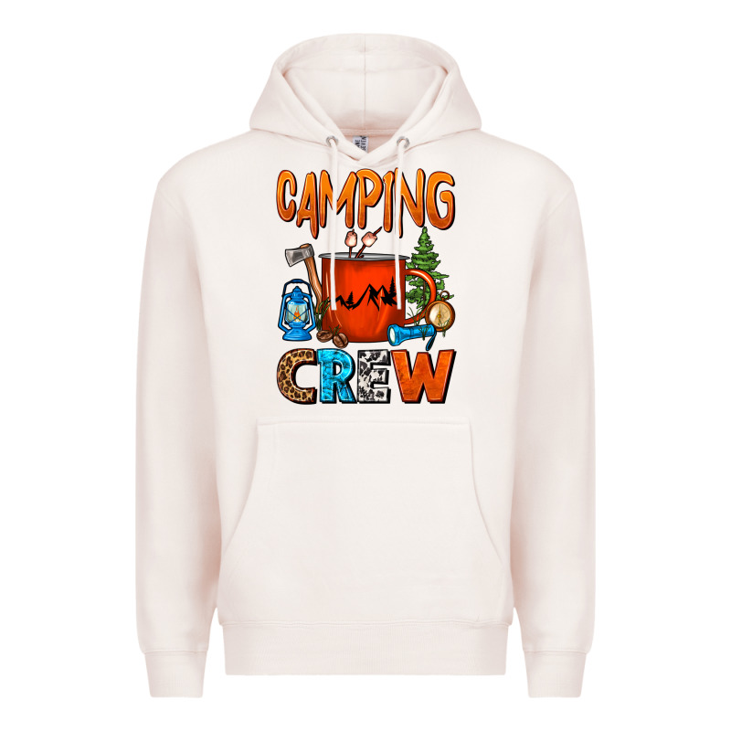 Camping Crew Camper Coffee Mug Premium Hoodie by FaDigitalArtStudio | Teevron