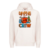 Pale Pink camping crew camper coffee mug Premium Hoodie - FaDigitalArtStudio