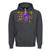 Smoke Dragon my first Mardi Gras Zipper Hoodie - FaDigitalArtStudio