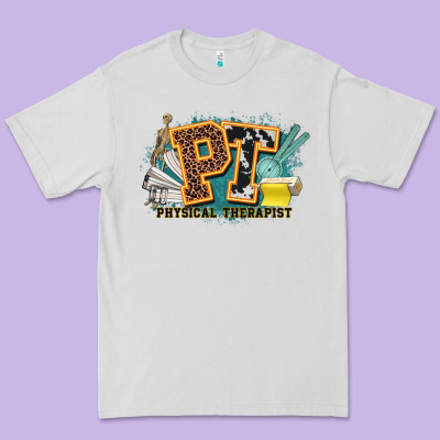 Pt Physical Therapist Western Premium Tee Designed By Nancycooperartshop